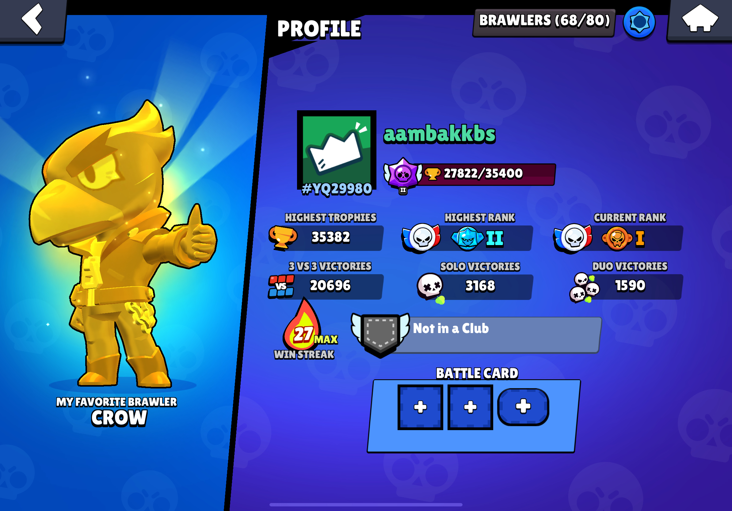 Brawl Stars profil