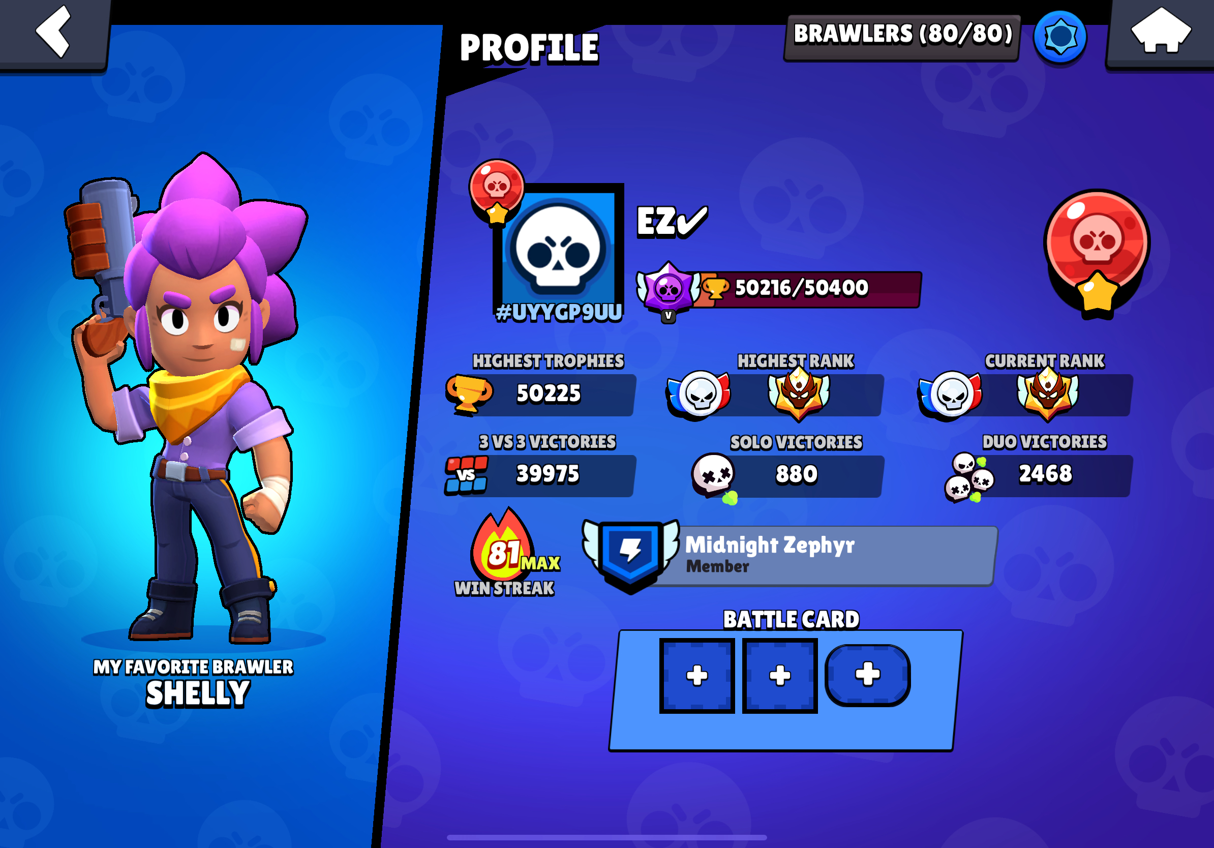 Brawl Stars profil