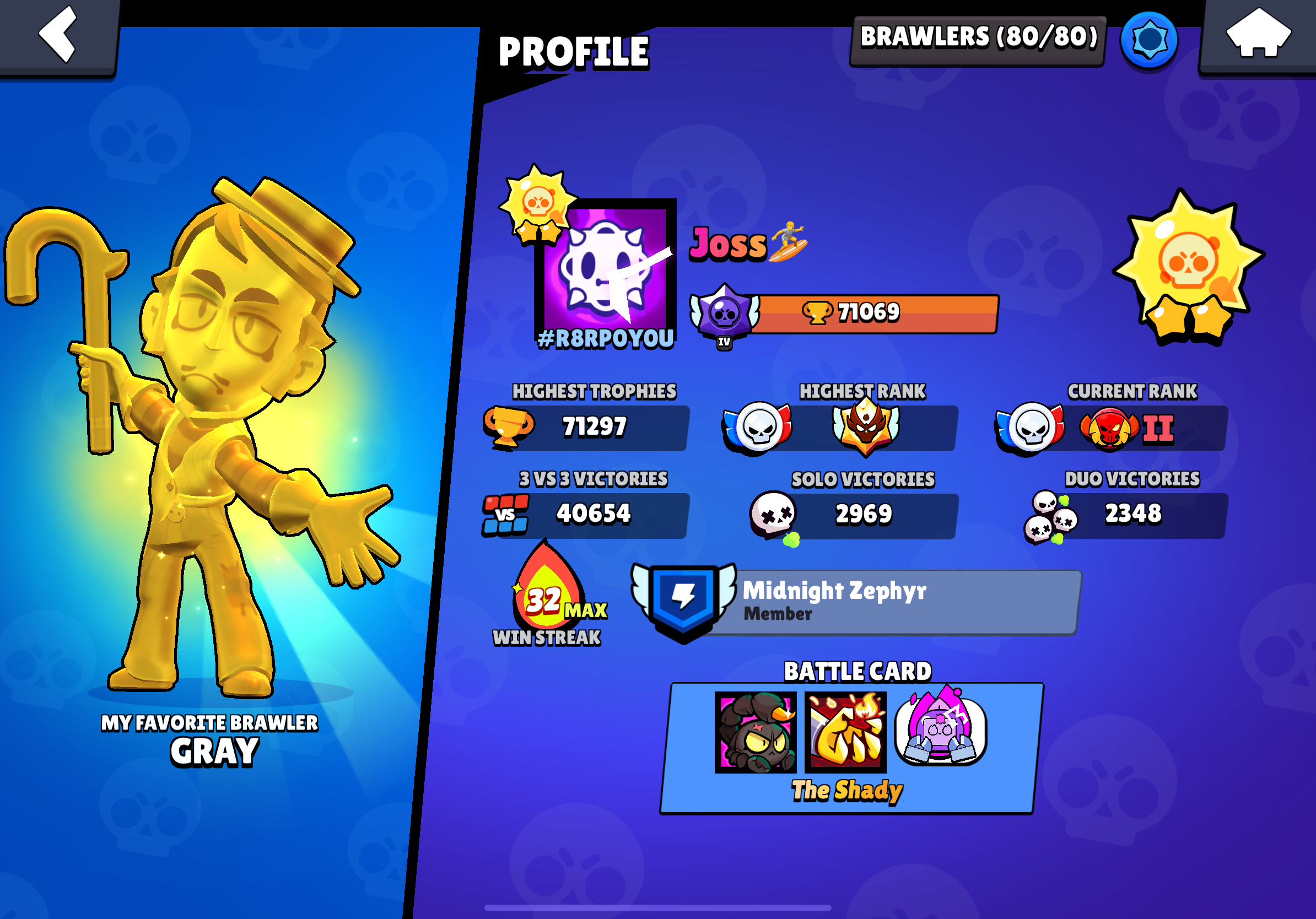 Brawl Stars profil