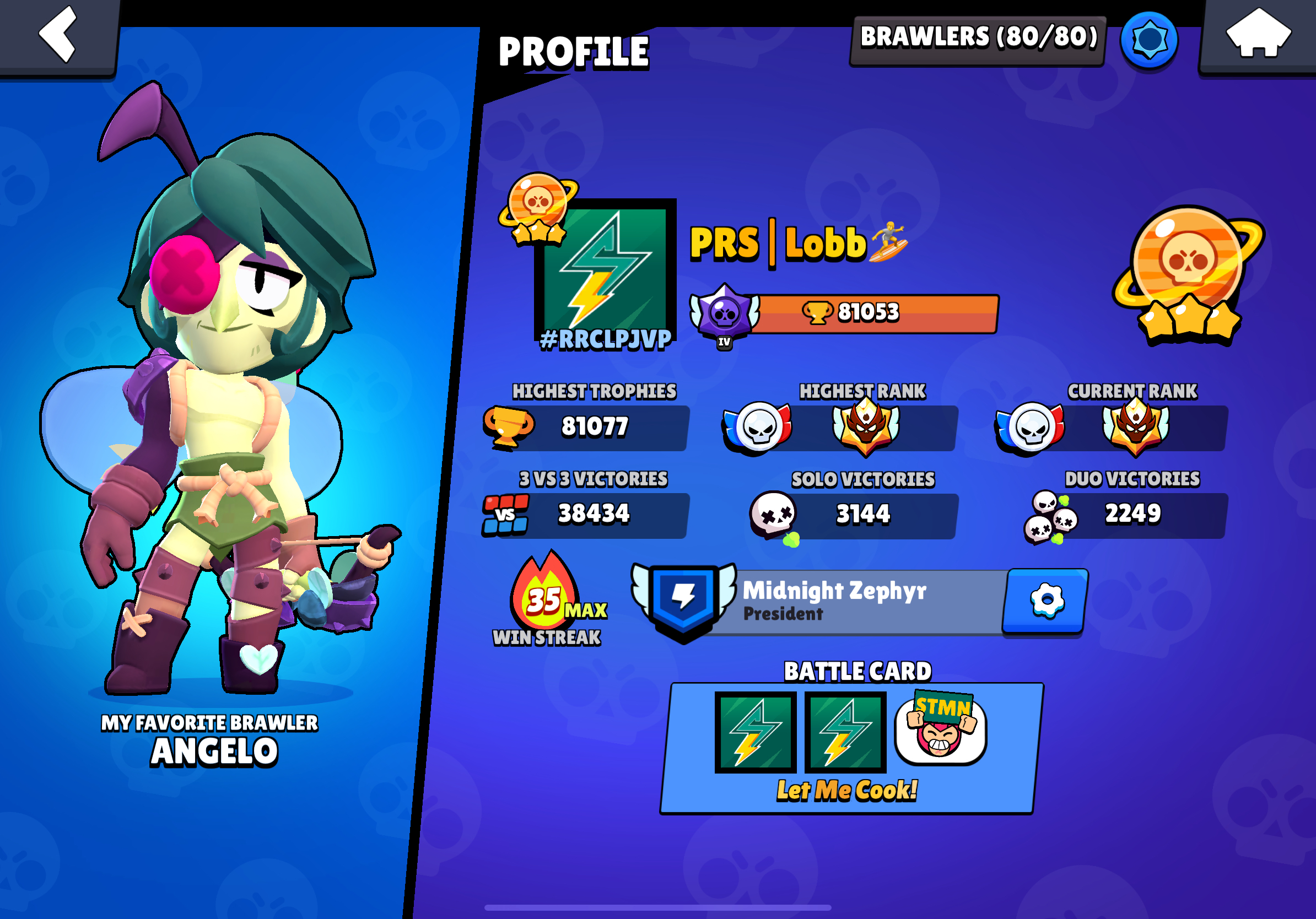 Brawl Stars profil