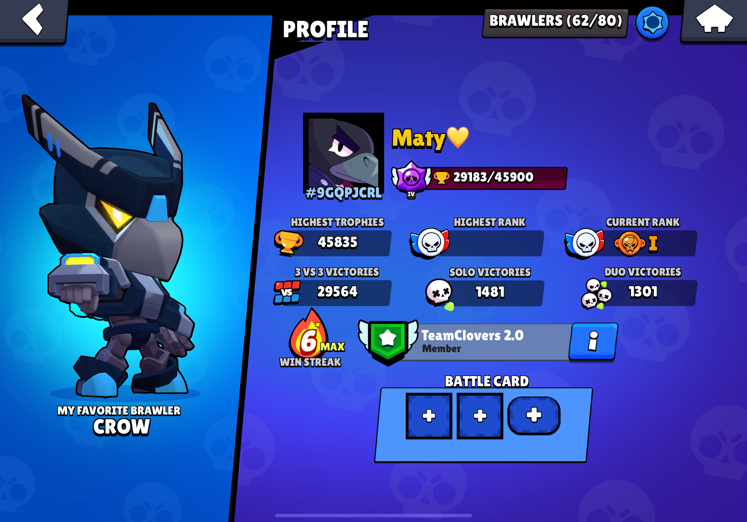 Brawl Stars profil