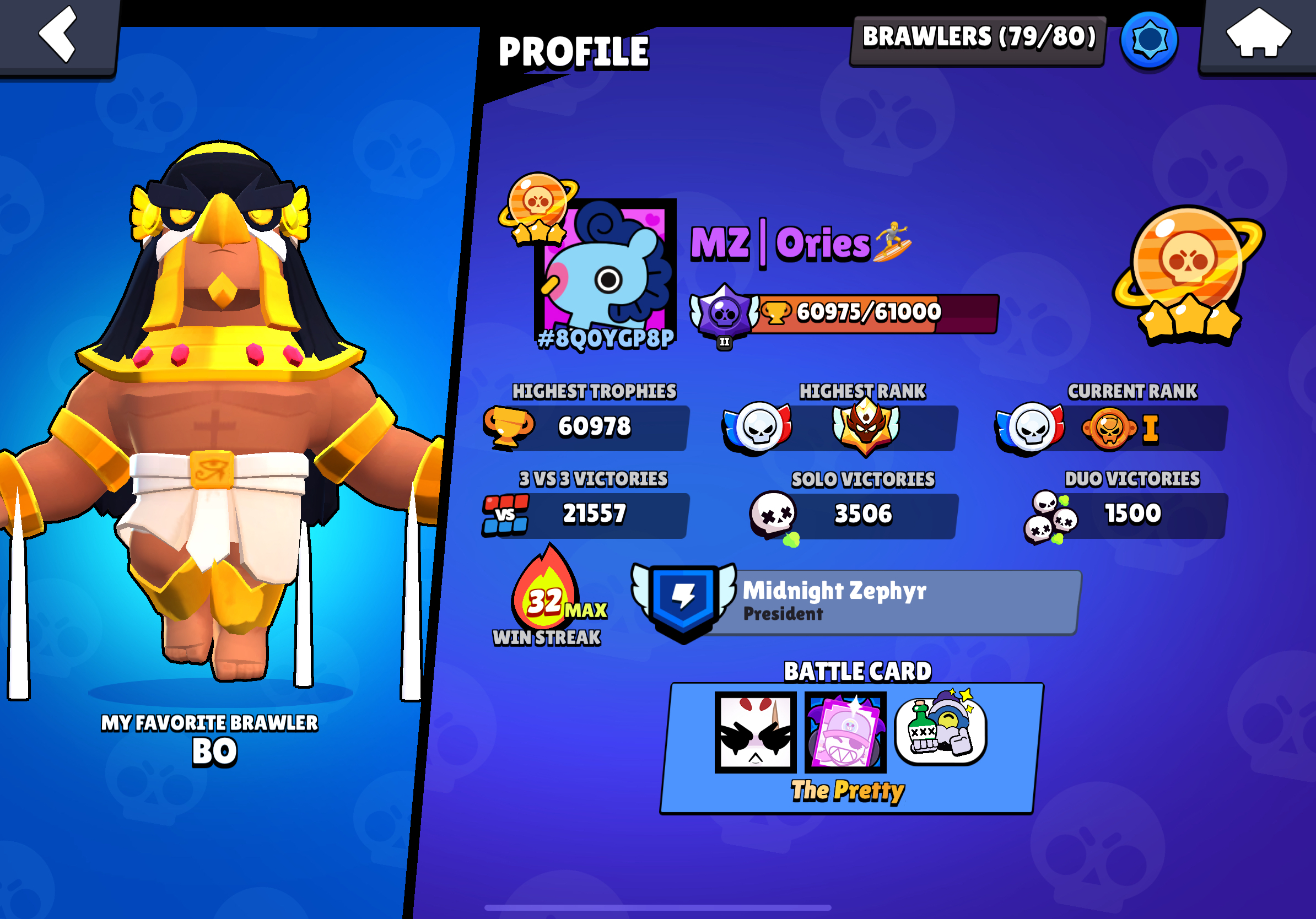 Brawl Stars profil