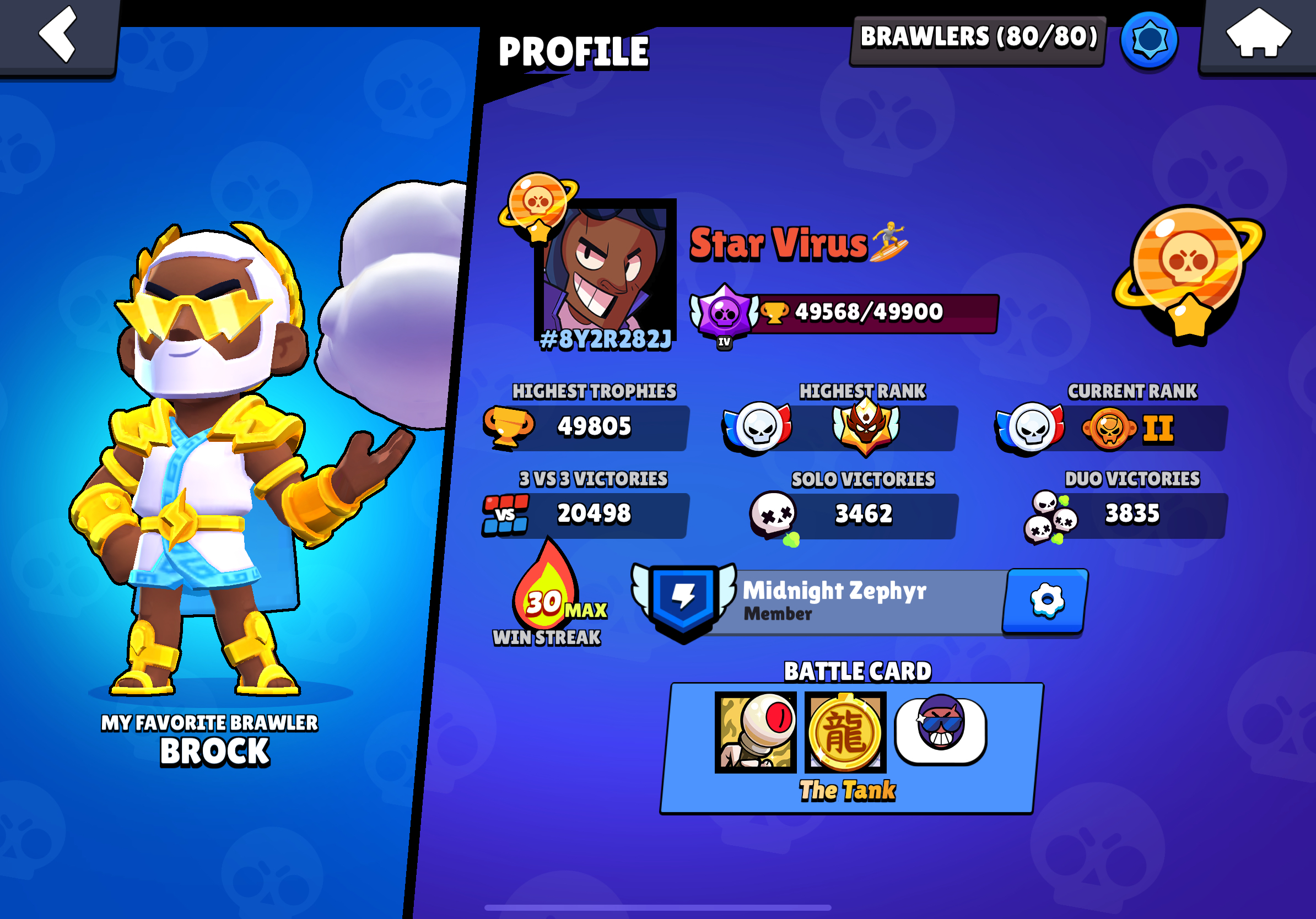 Brawl Stars profil