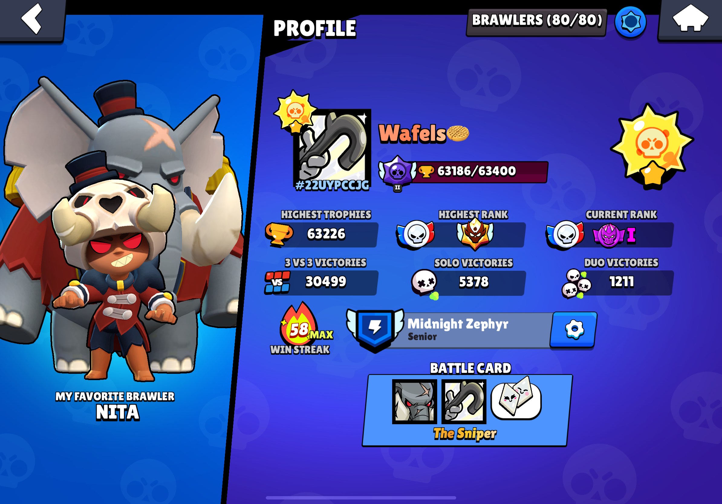 Brawl Stars profil